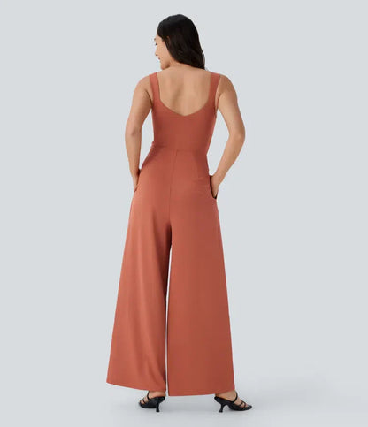 ColaSuit™ X | Backless casual dress with side pockets and X‑waist
