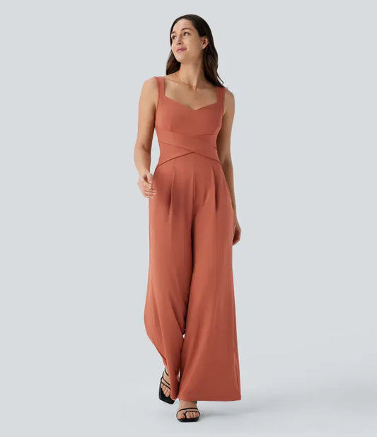 ColaSuit™ X | Backless casual dress with side pockets and X‑waist